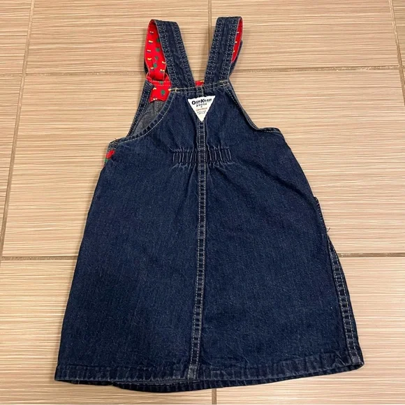 OshKosh B'Gosh Denim Overall Dress vintage retro 1980s 80s - Picture 6 of 11